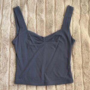 Elegant Blue Women's Crop Top